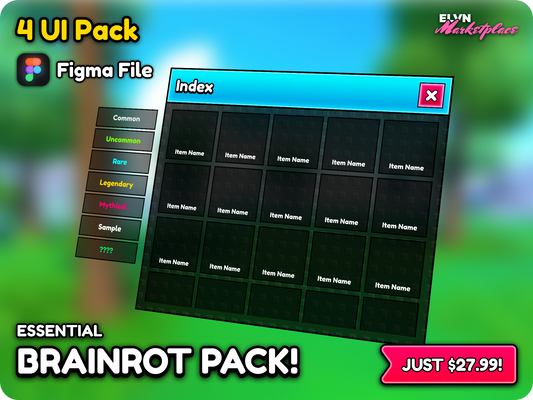 Essential Brainrot UI Pack